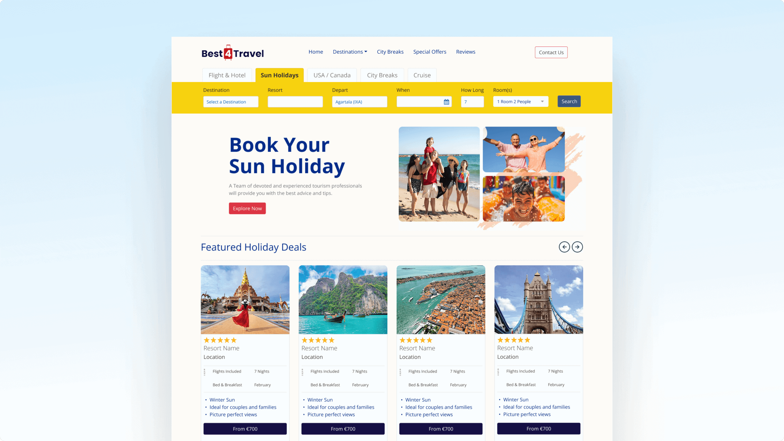 Best4Travel project visual
