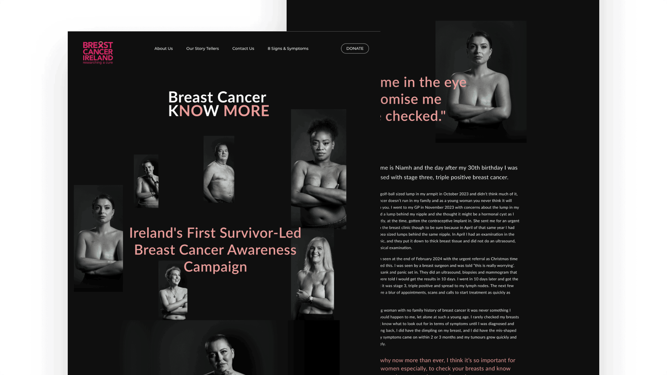 Breast Cancer Ireland project visual