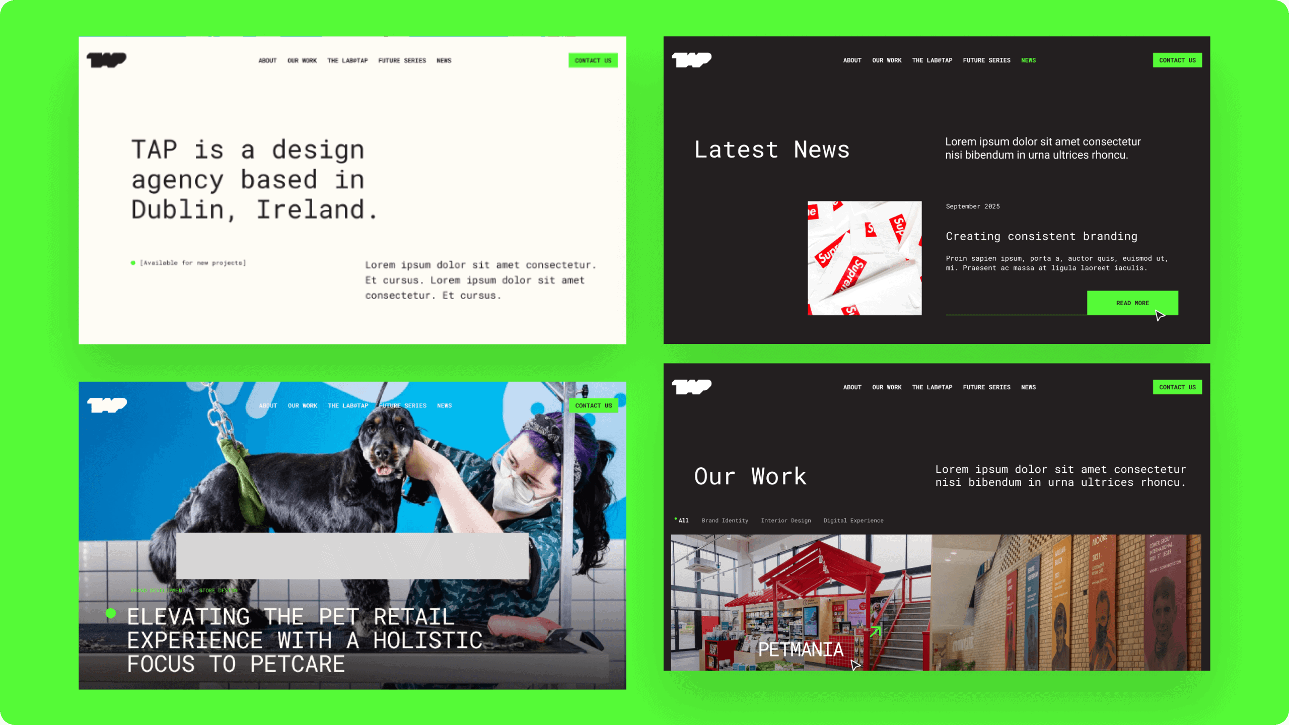 Tap Creative project visual